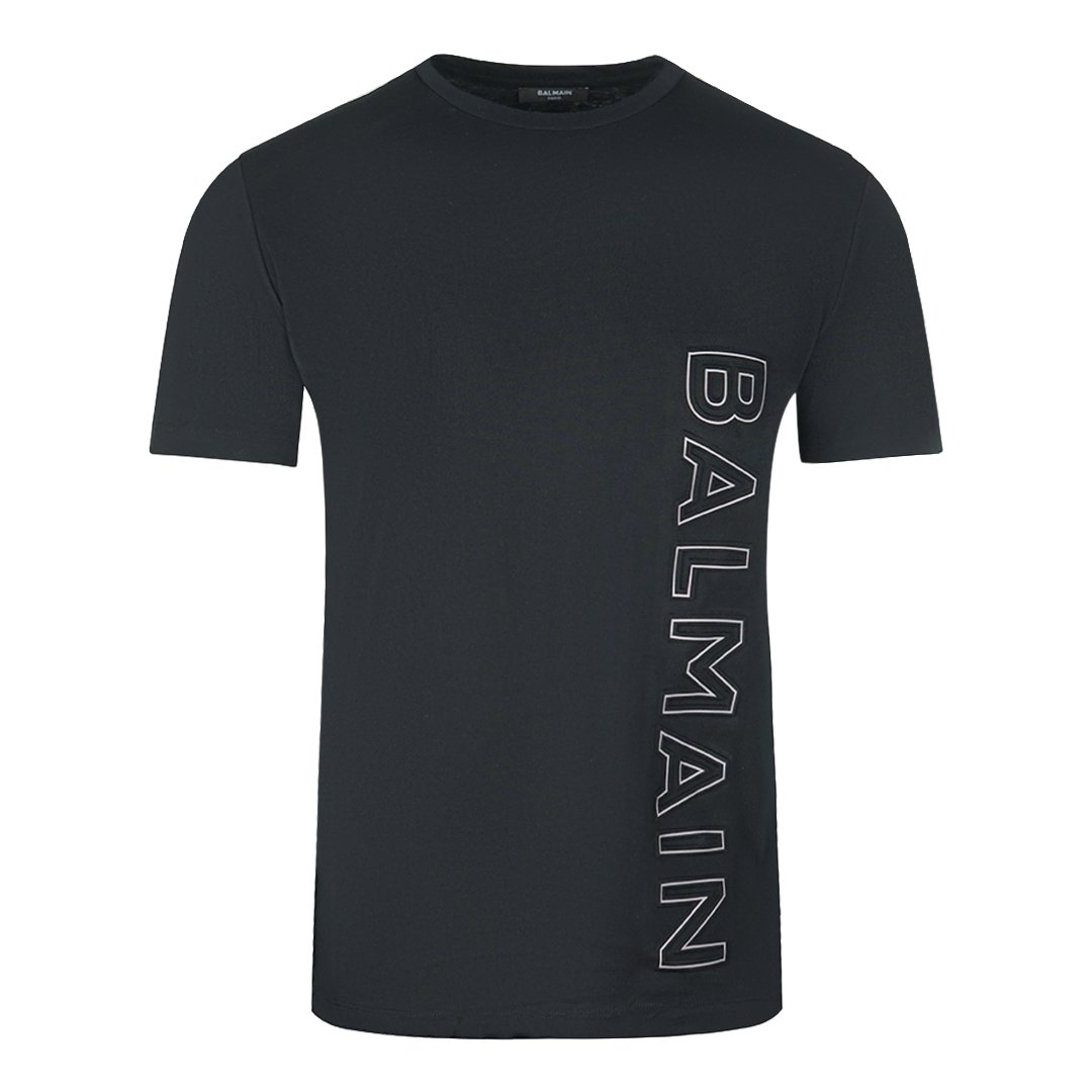 Balmain m rkespr glande Logotyp Svart T shirt balmain-m-rkespr-glande-logotyp-svart-t-shirt