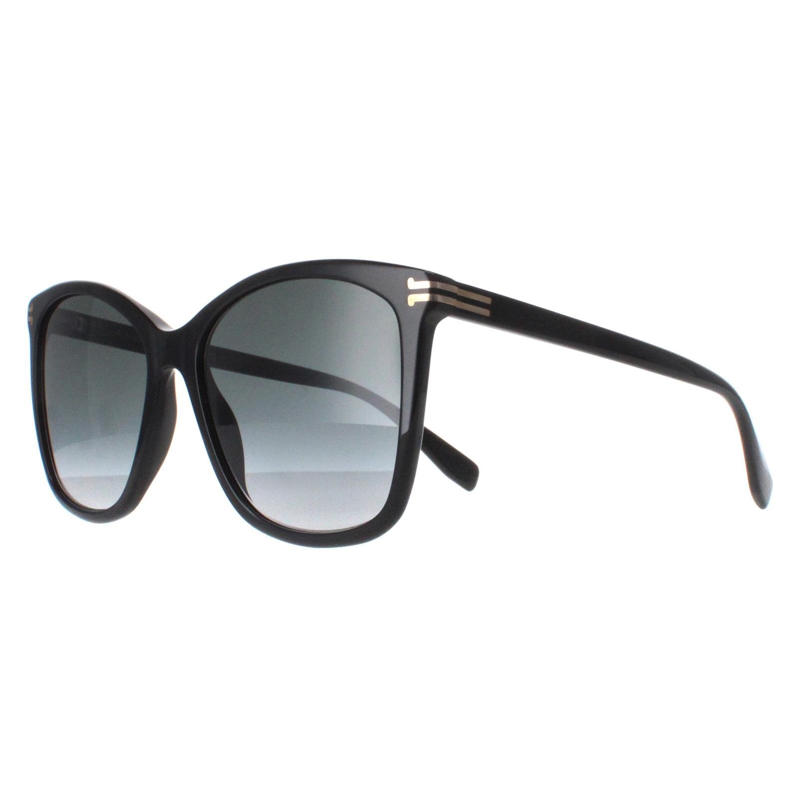 Marc Jacobs Butterfly Womens Shiny Black Dark Grey Gradient MJ 1106/S