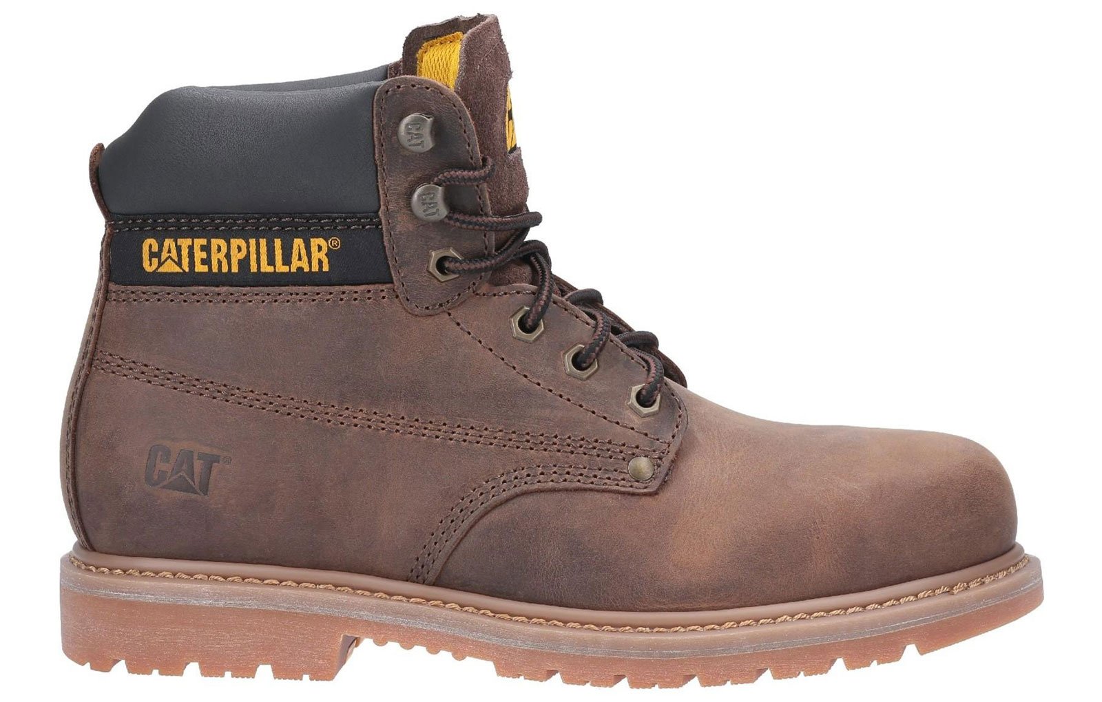 Bottes De Sécurité Caterpillar CAT Powerplant S3 GYW – Pour Hommes, Semelle Résistante, Bout Acier