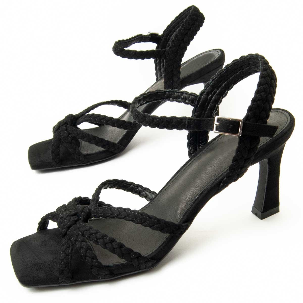 Montevita Absatzsandale Sandal22 in Schwarz