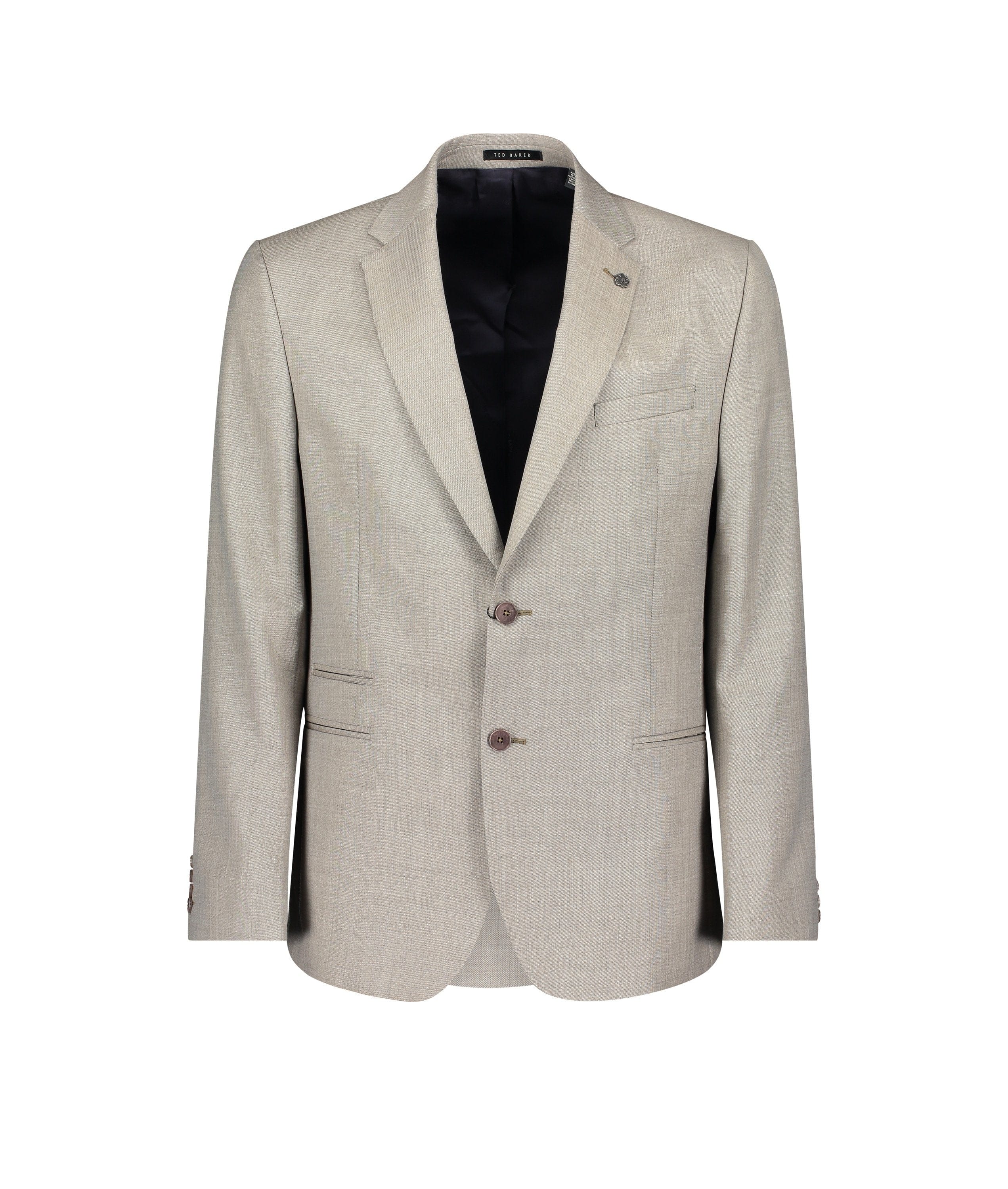 Men's Ted Baker Sharkskin Slim Fit Blazer in Oatmeal