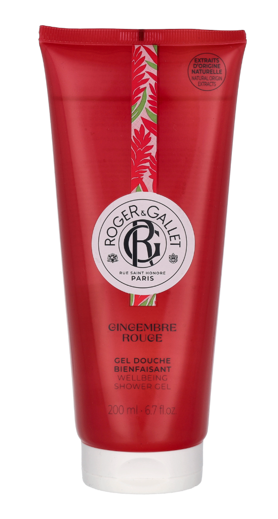 Roger & Gallet Gingembre Rouge Shower Gel.