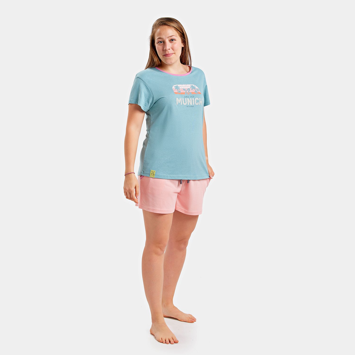 women'secret Weekly Sunshine Short Sleeve Pyjama Set, Multicolour