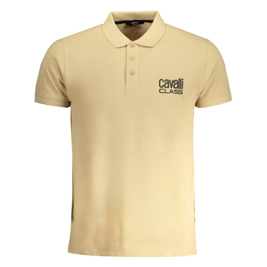 Cavalli Class Verde Cotton Men Polo Shirt main image 1