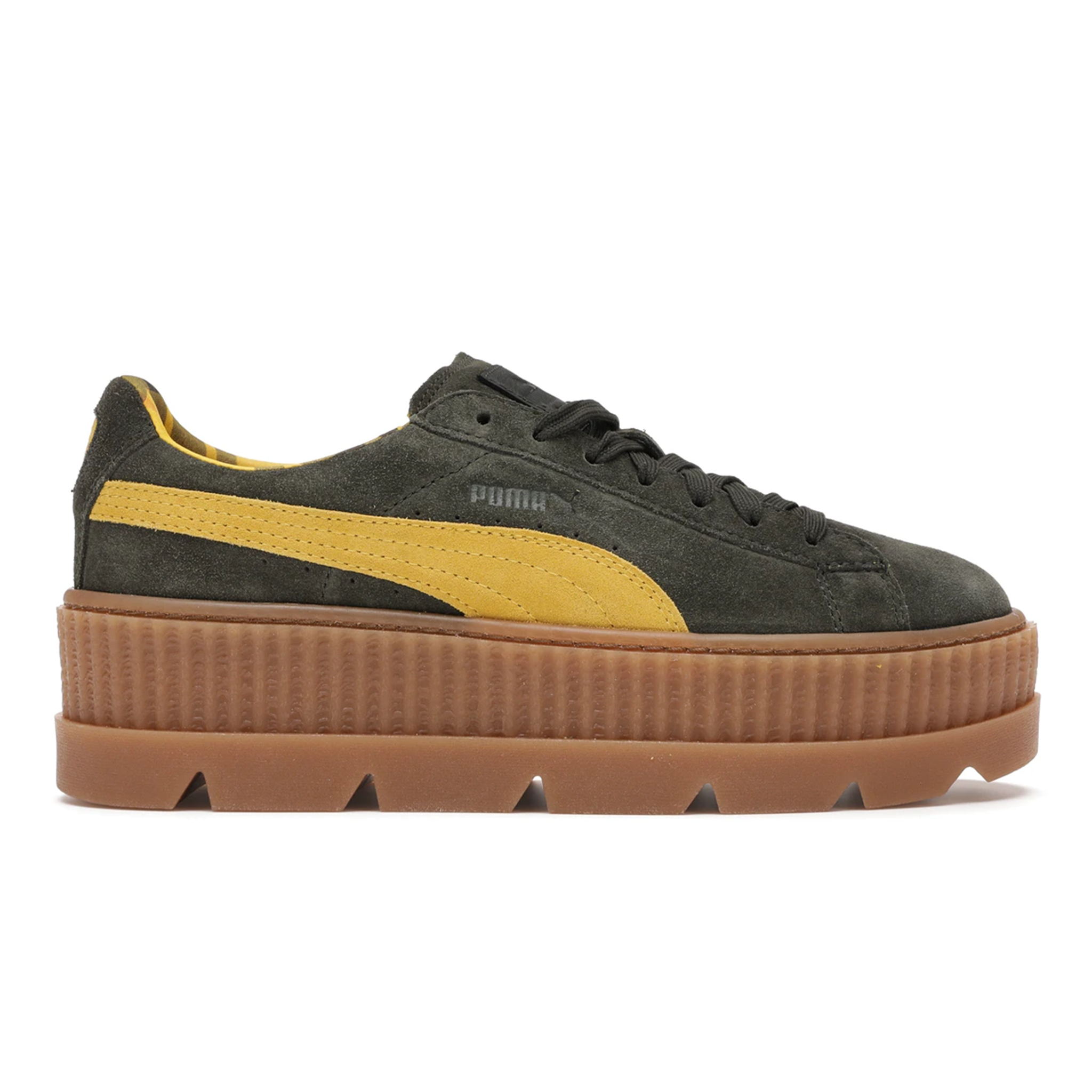 Bediening mogelijk mixer optellen Puma Fenty By Rihanna Cleated Creeper Lace Up Suede Women Trainers 366268 01