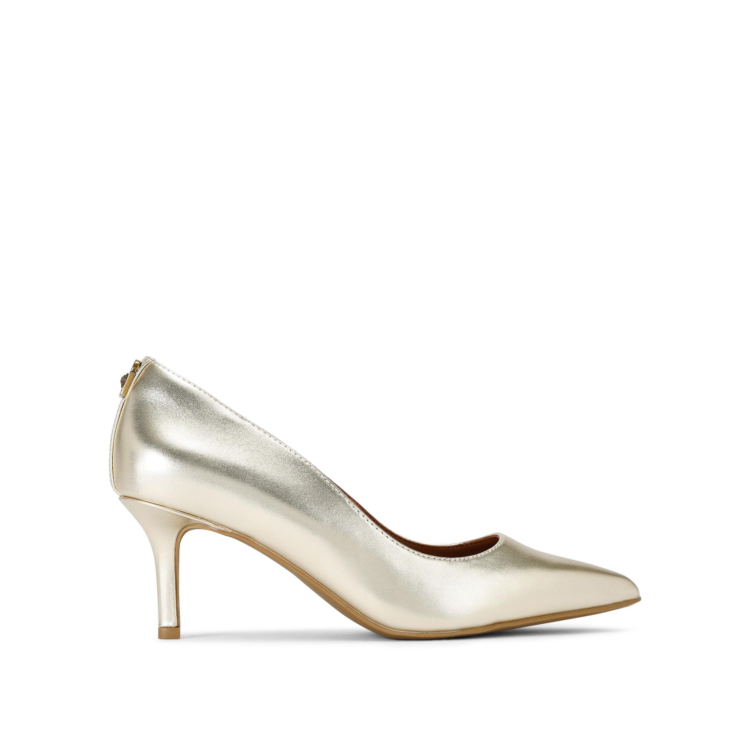 Chaussures à Talons Miss KG Kurtgeiger Dorées - Taille UK 3 (FR 36) - Portées Quelques Fois