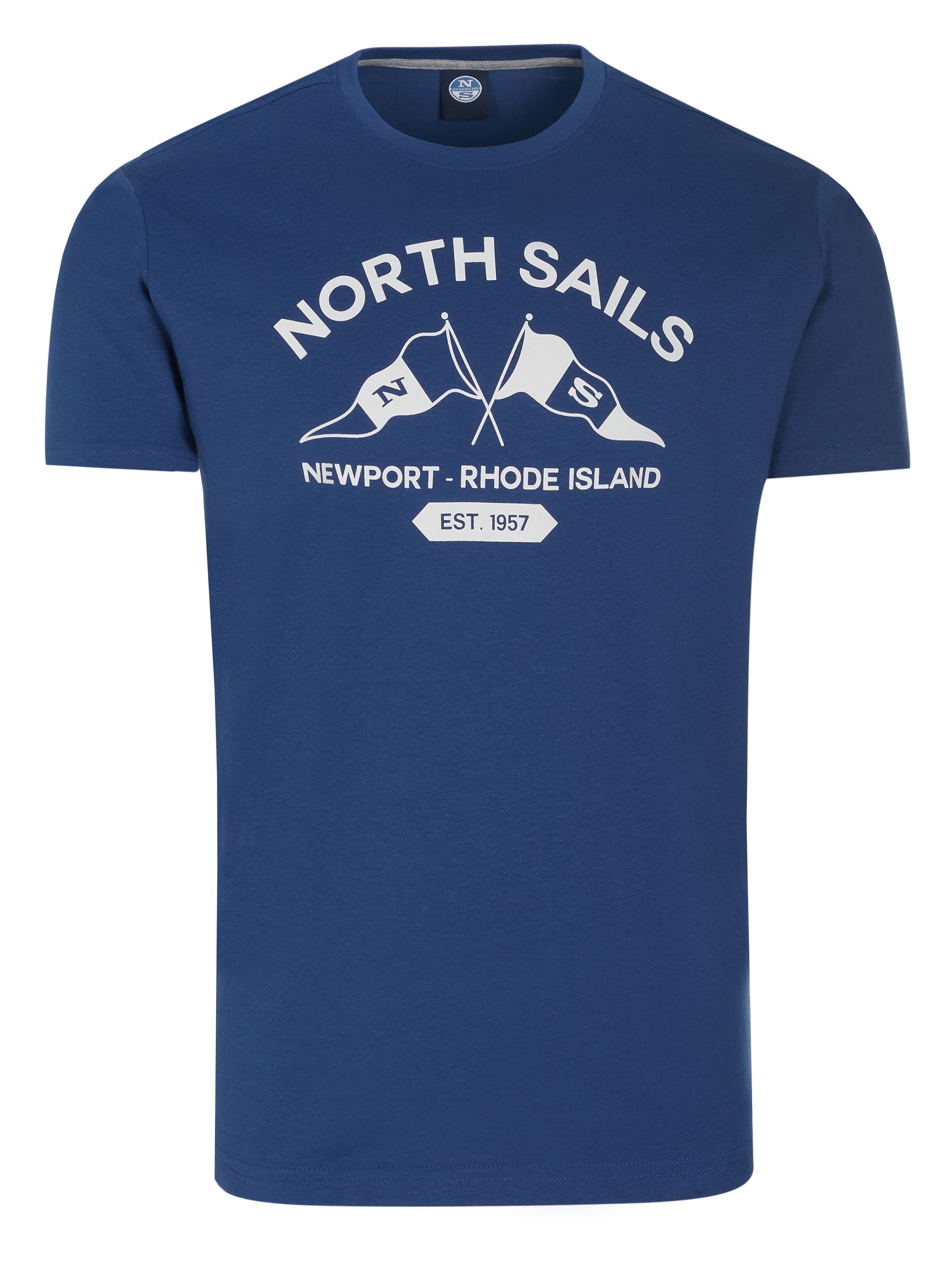 North Sails Blue Cotton Women T-Shirt main image 0
