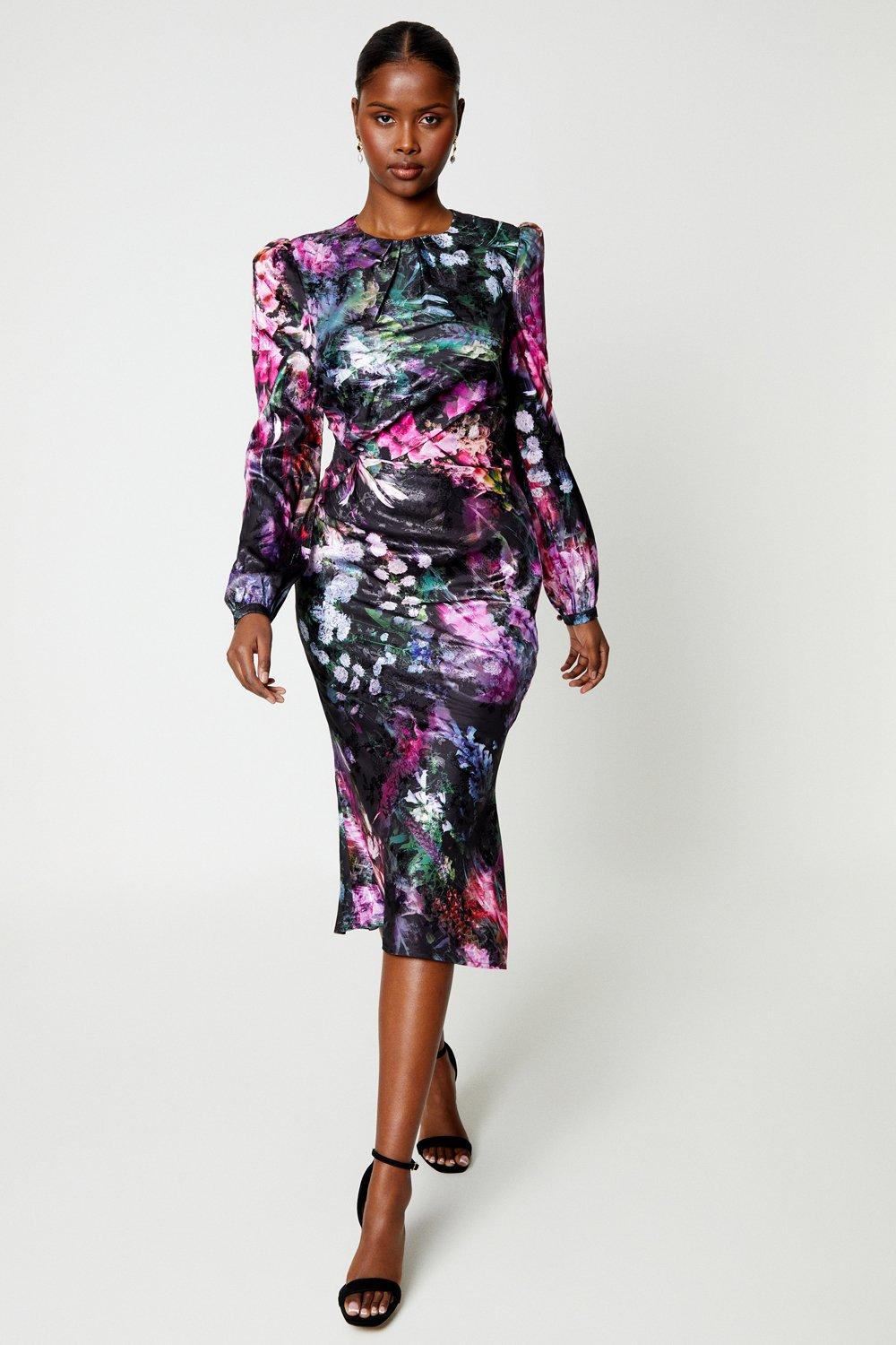 Long Jacquard Dress