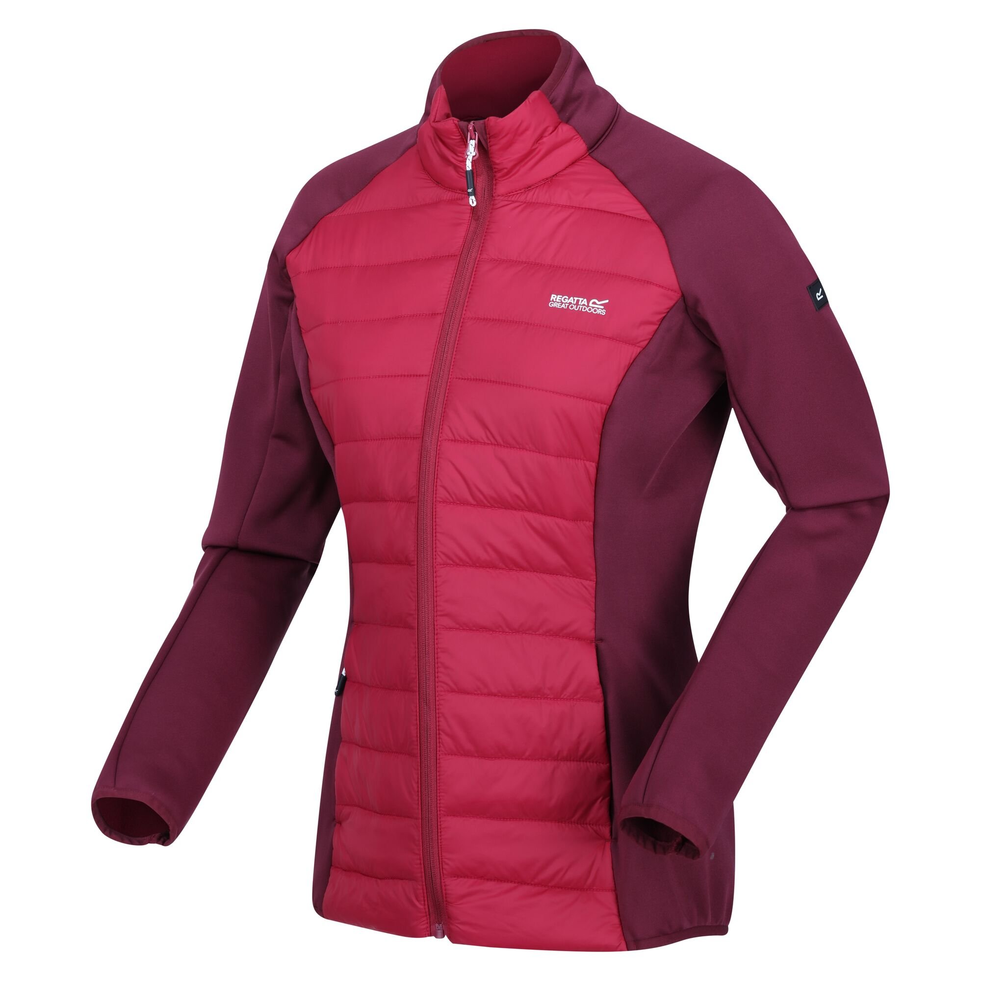 Regatta Womens/Ladies Clumber IV Hybrid Jacket (Rumba Red/Burgundy)