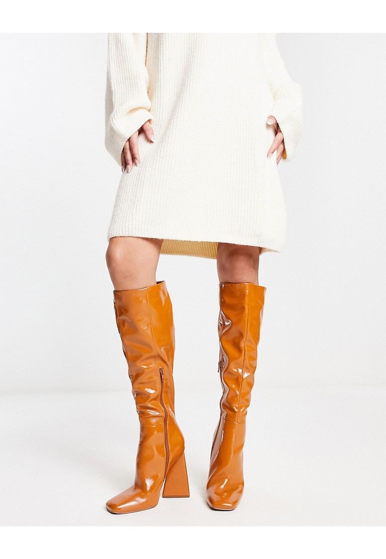 Asos mustard heels deals