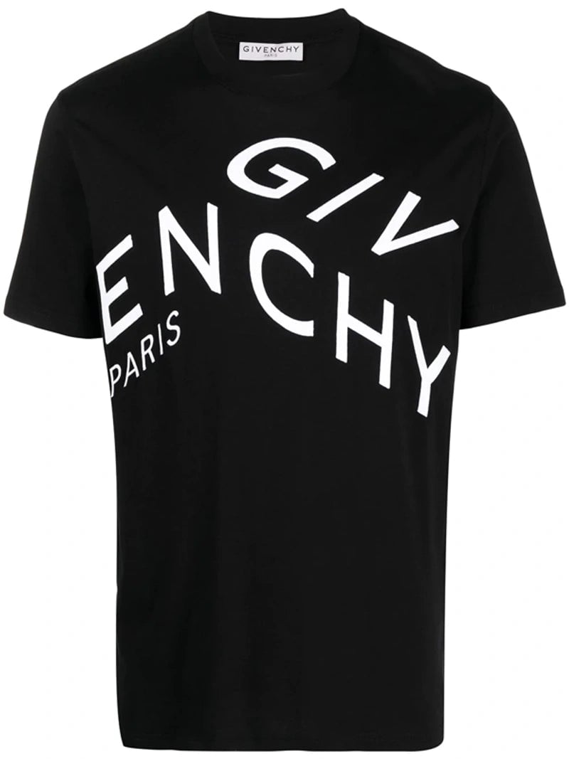 Givenchy Black Logo Embroidered Rabbit Print T-Shirt