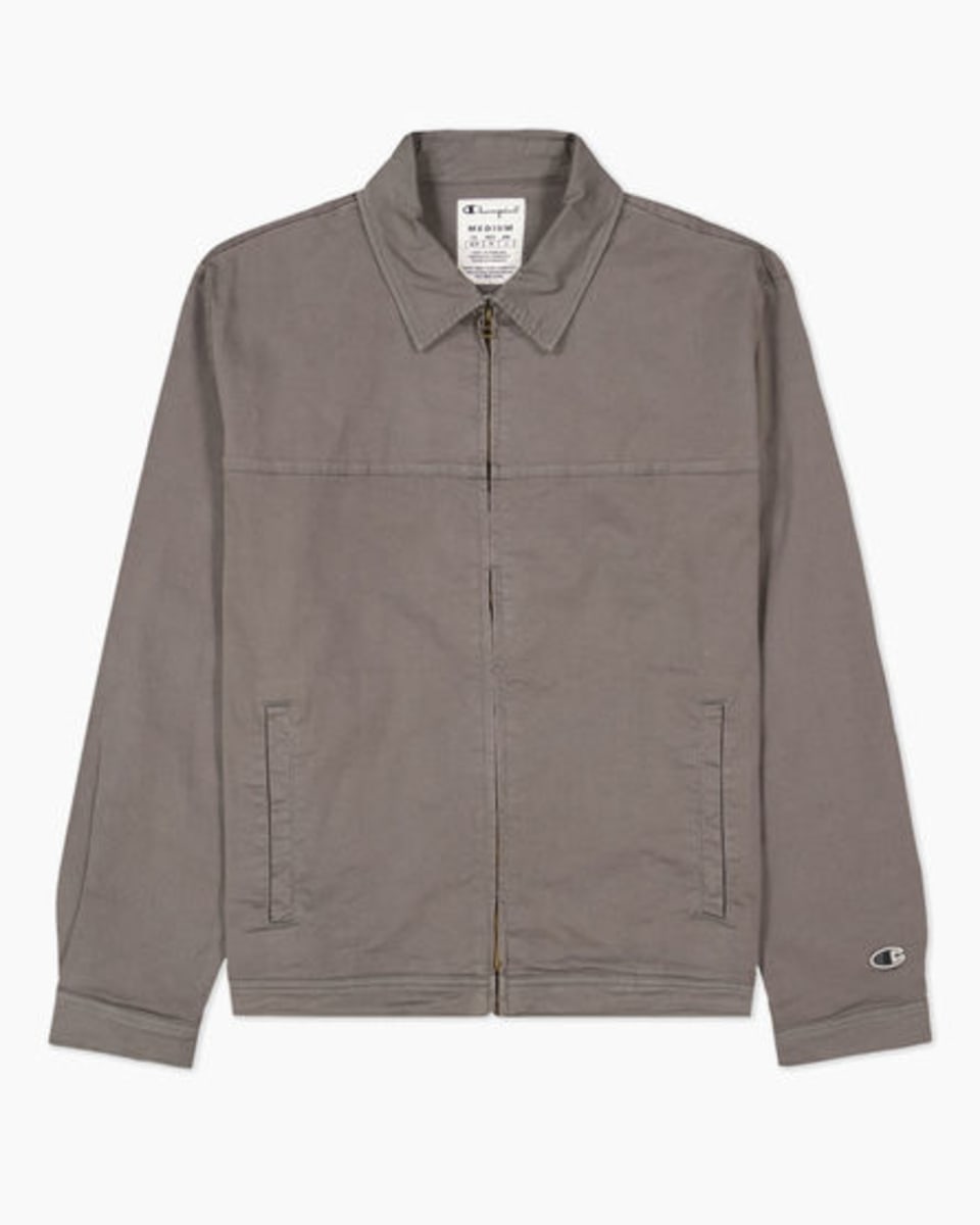 Champion white coach jacket clearance