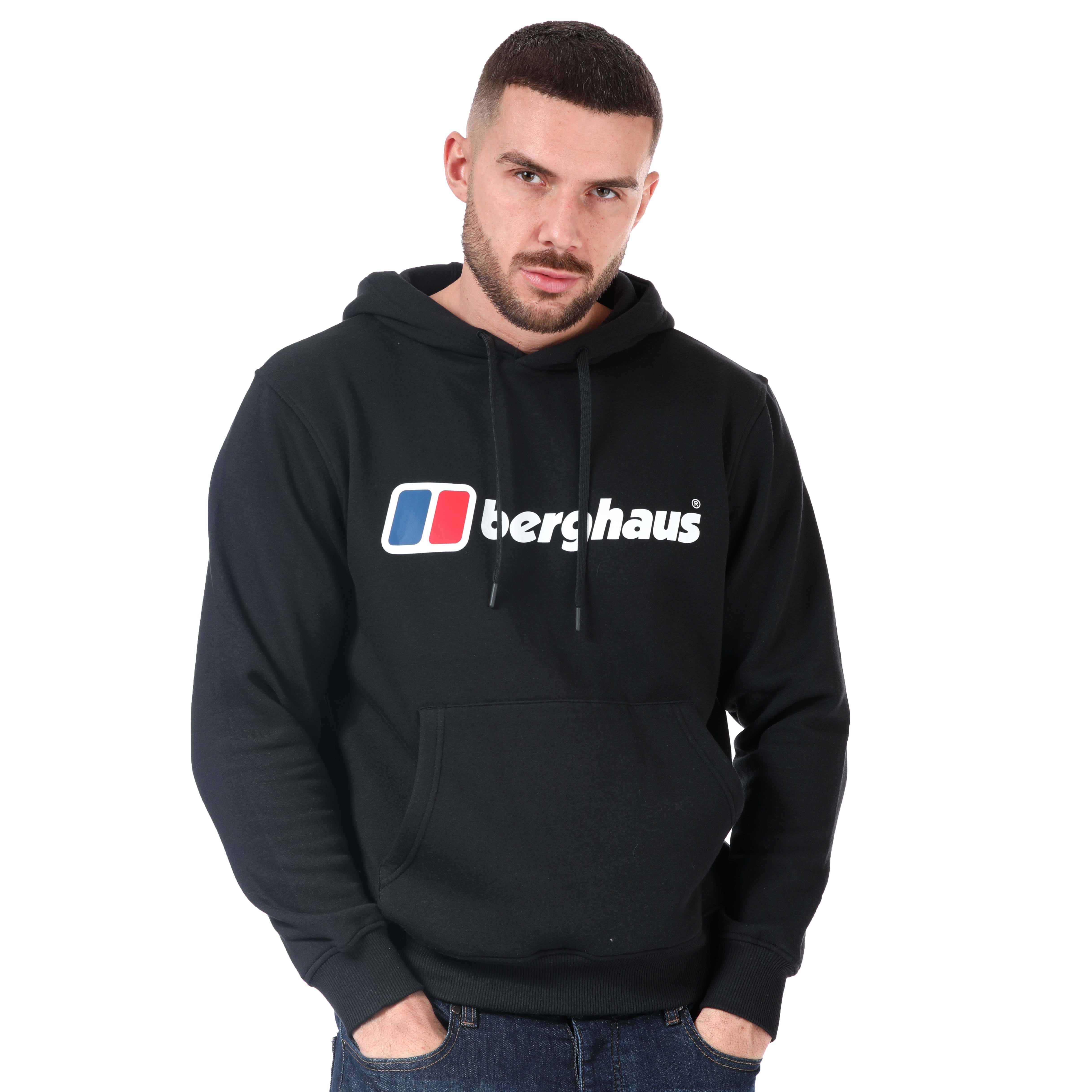Men's Berghaus Classic Logo Hoody in Black
