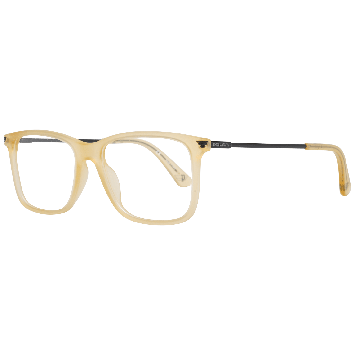 Lunettes de vue jaune police pour hommes