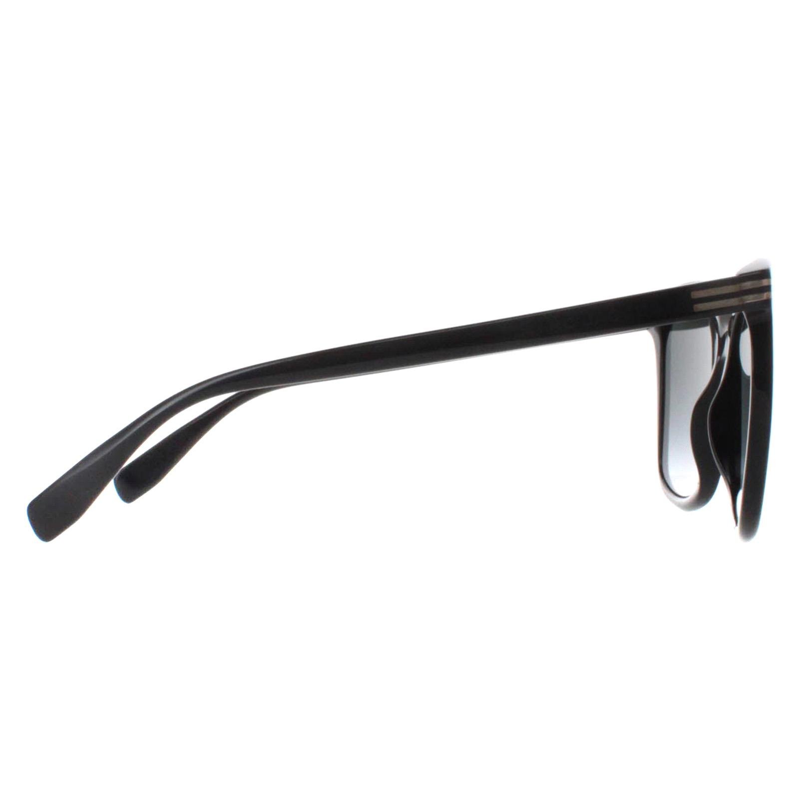 Marc Jacobs Butterfly Womens Shiny Black Dark Grey Gradient MJ 1106/S