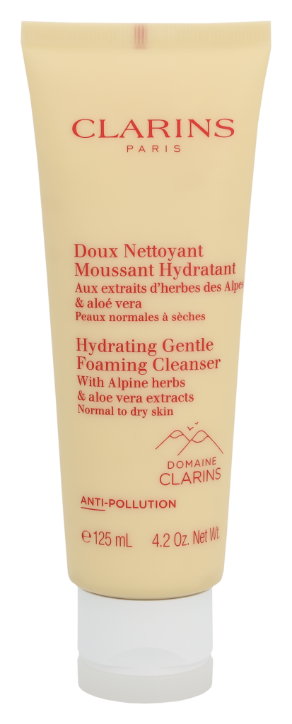 Clarins Hydrating Gentle Foaming Cleanser 125ml Normal To Dry Skin