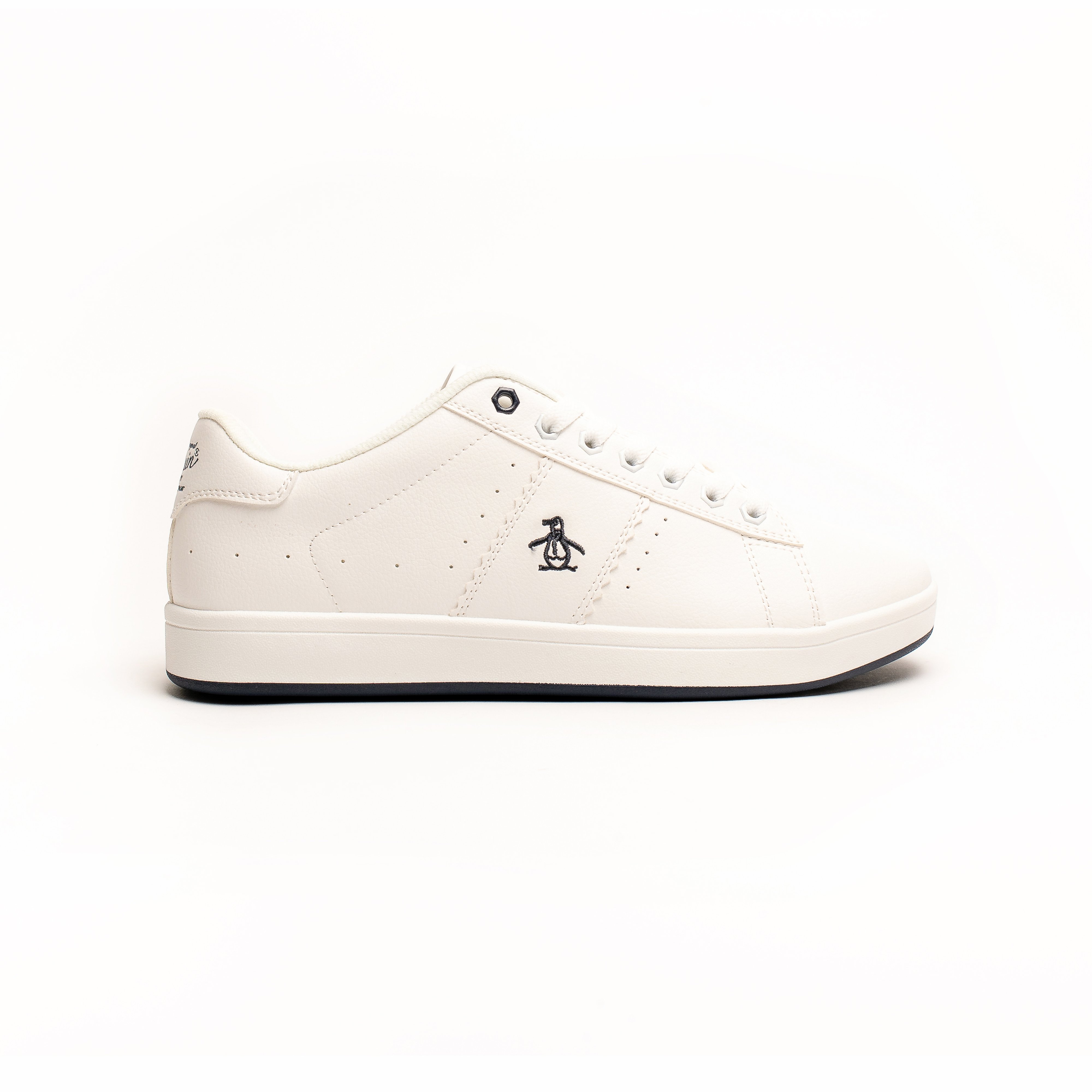 Original Penguin Men's 'Steadman' White Cupsole Trainer