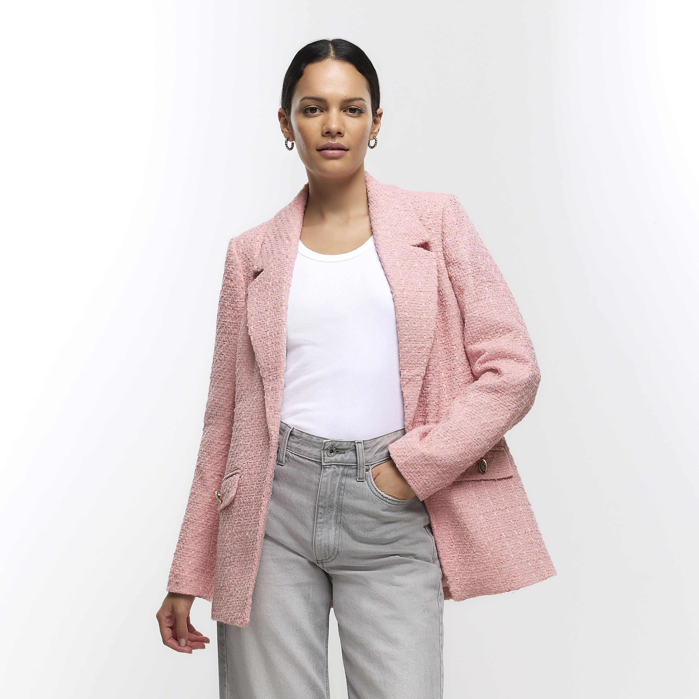 Light pink cheap blazer womens