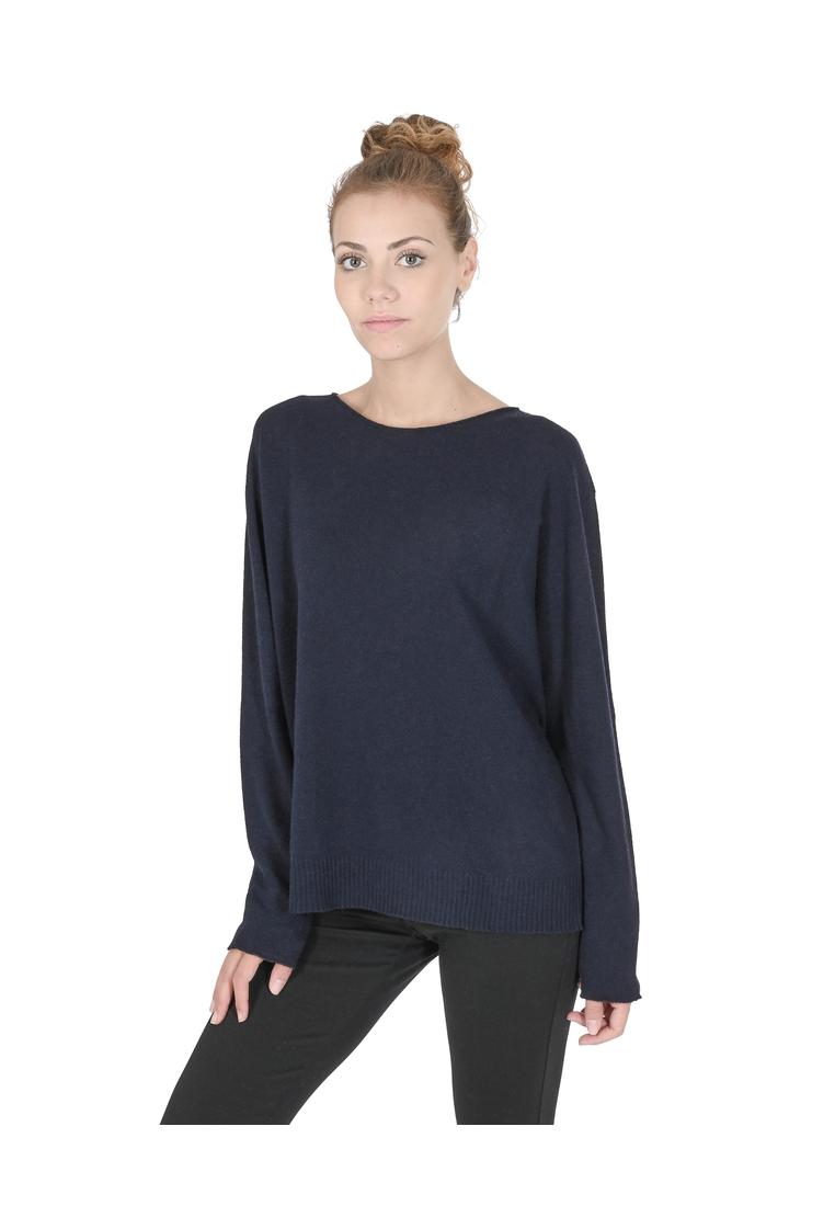 Oversize Pullover U Boot Ausschnitt