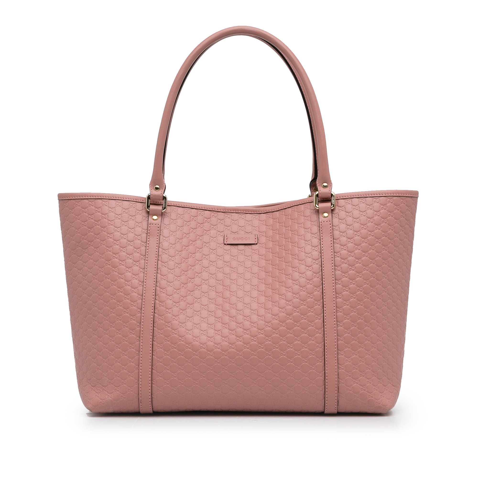 Vintage Gucci Medium Microguccissima Joy Tote Bag Pink
