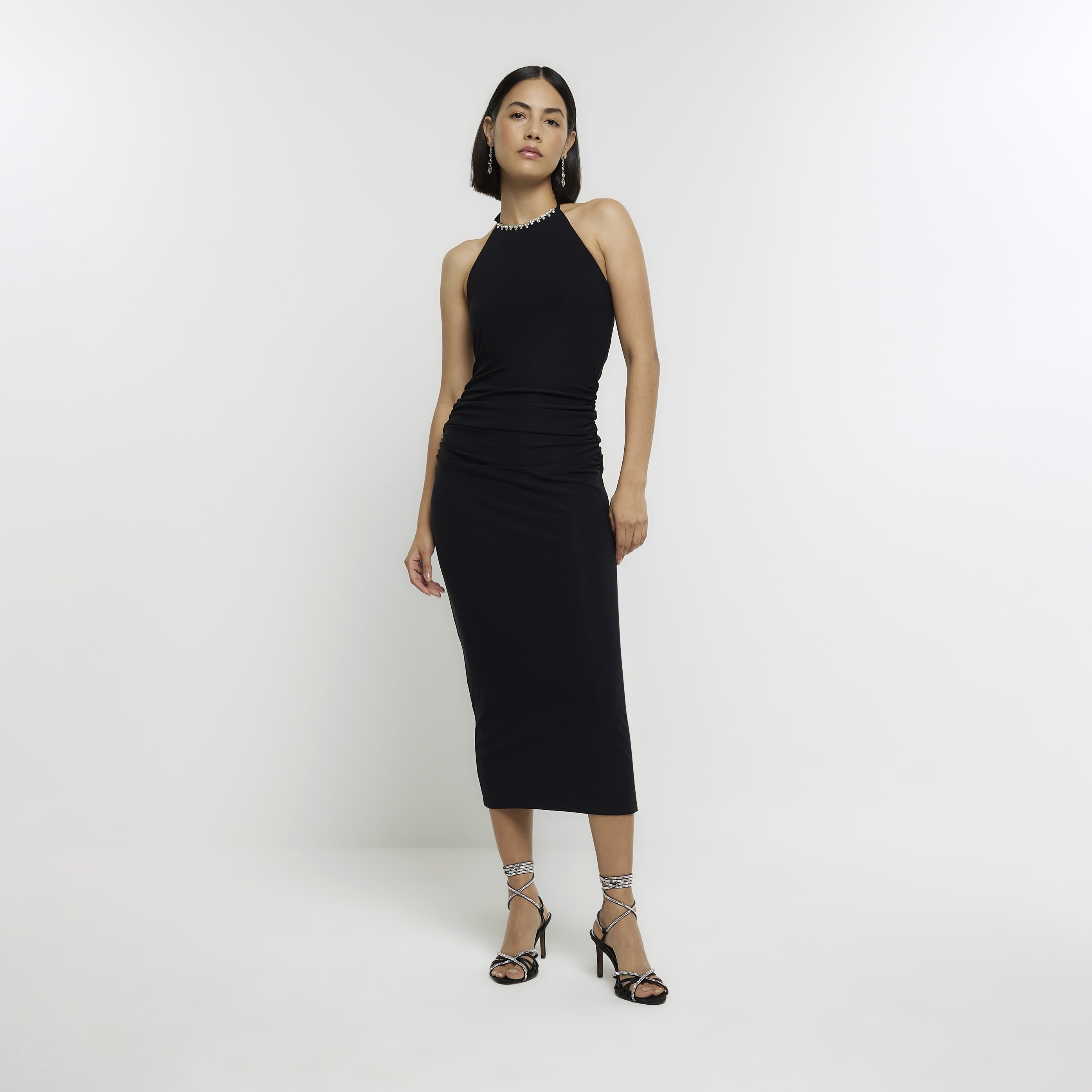 river island black beach dress Fryd Viking Apron Dress