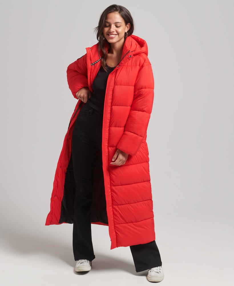 Firetrap longline puffer jacket clearance