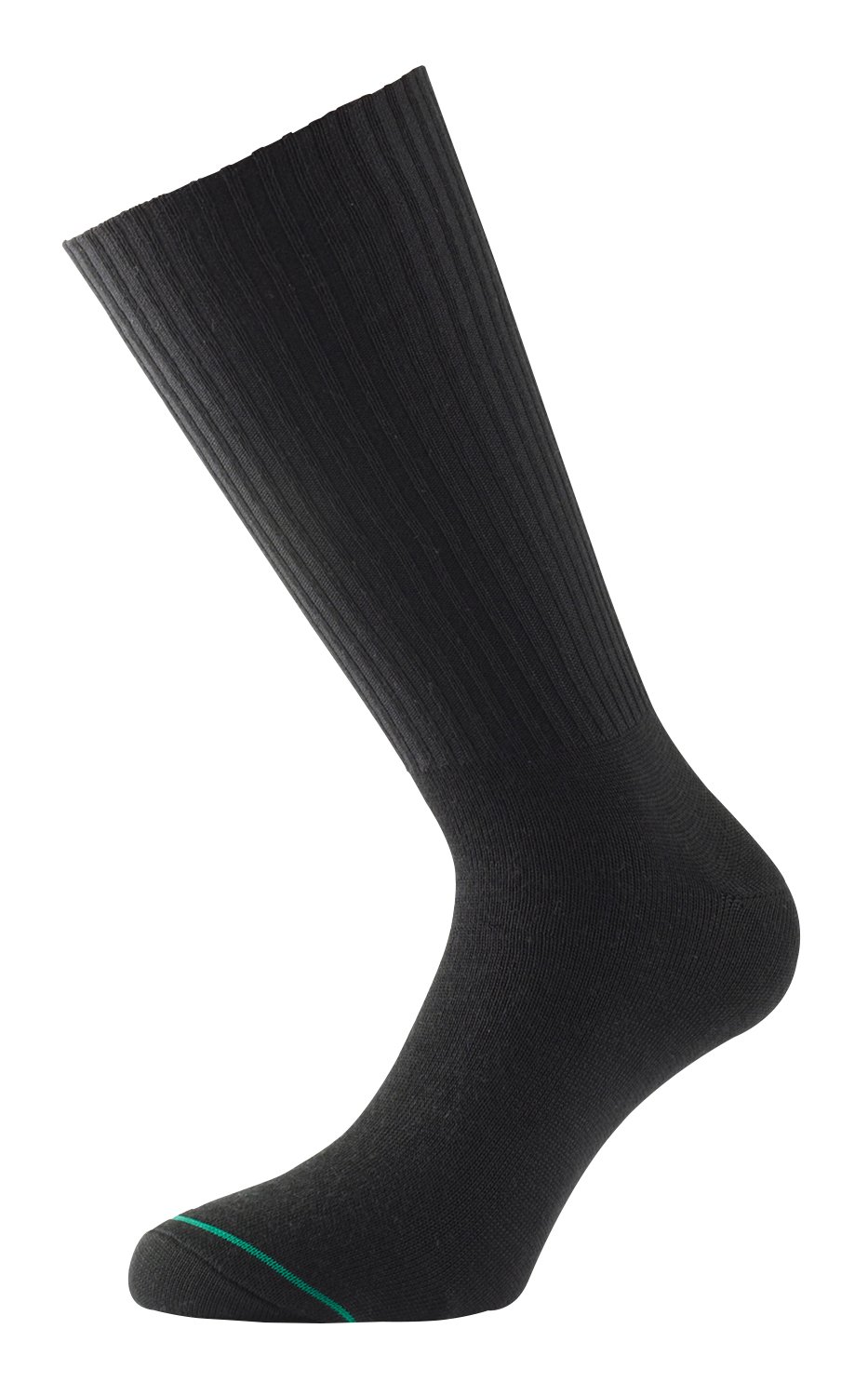 1000 Mile - Herren Combat Doppel-Lagen Feuchtigkeitsableitende Atmungsaktive Socken - Schwarz