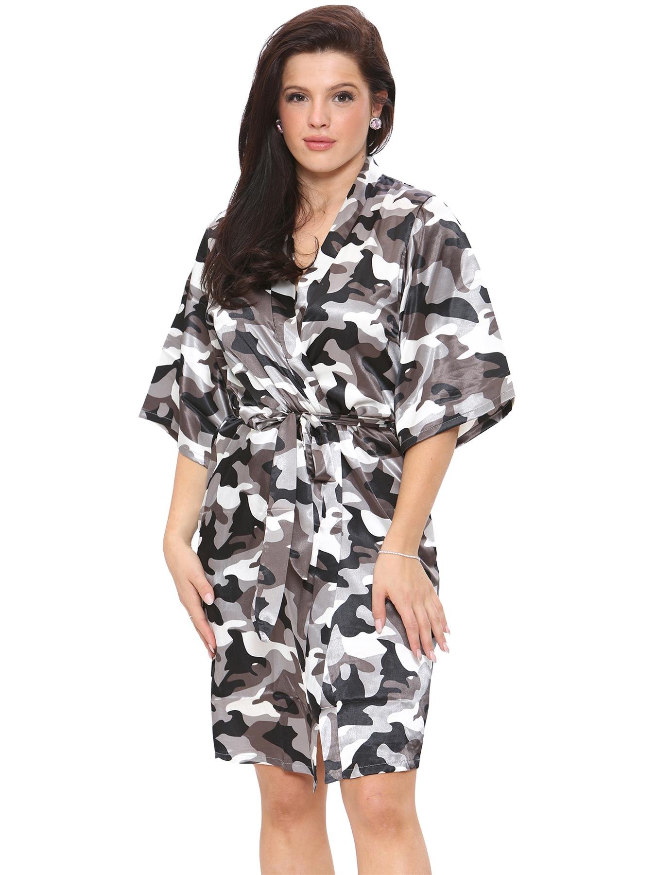 F&F Womens Kimono Dressing Gown
