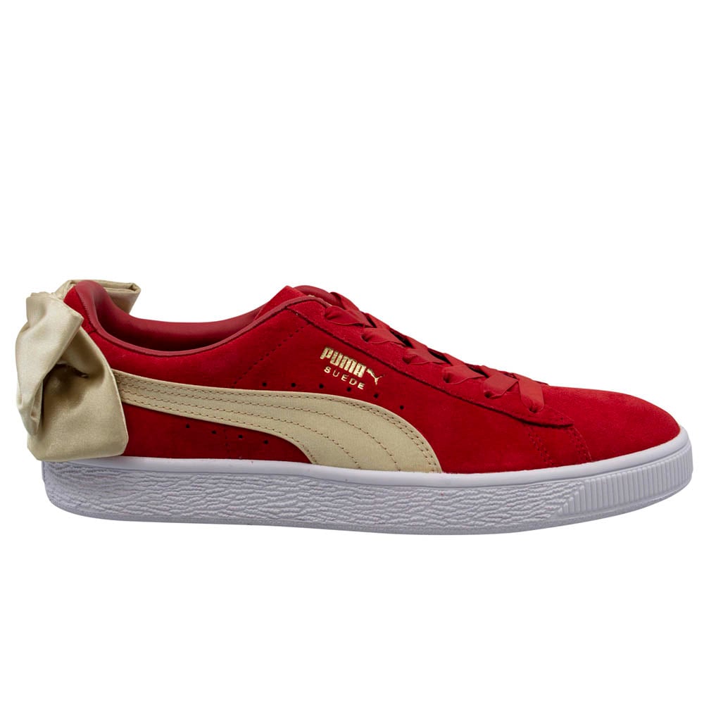 Suede bow clearance puma