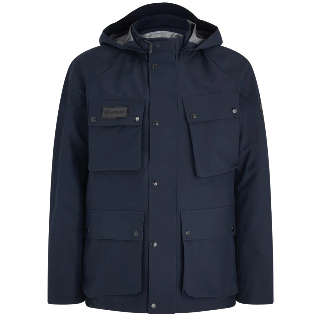 Belstaff Techmaster Dark Ink Wasserdichte Jacke