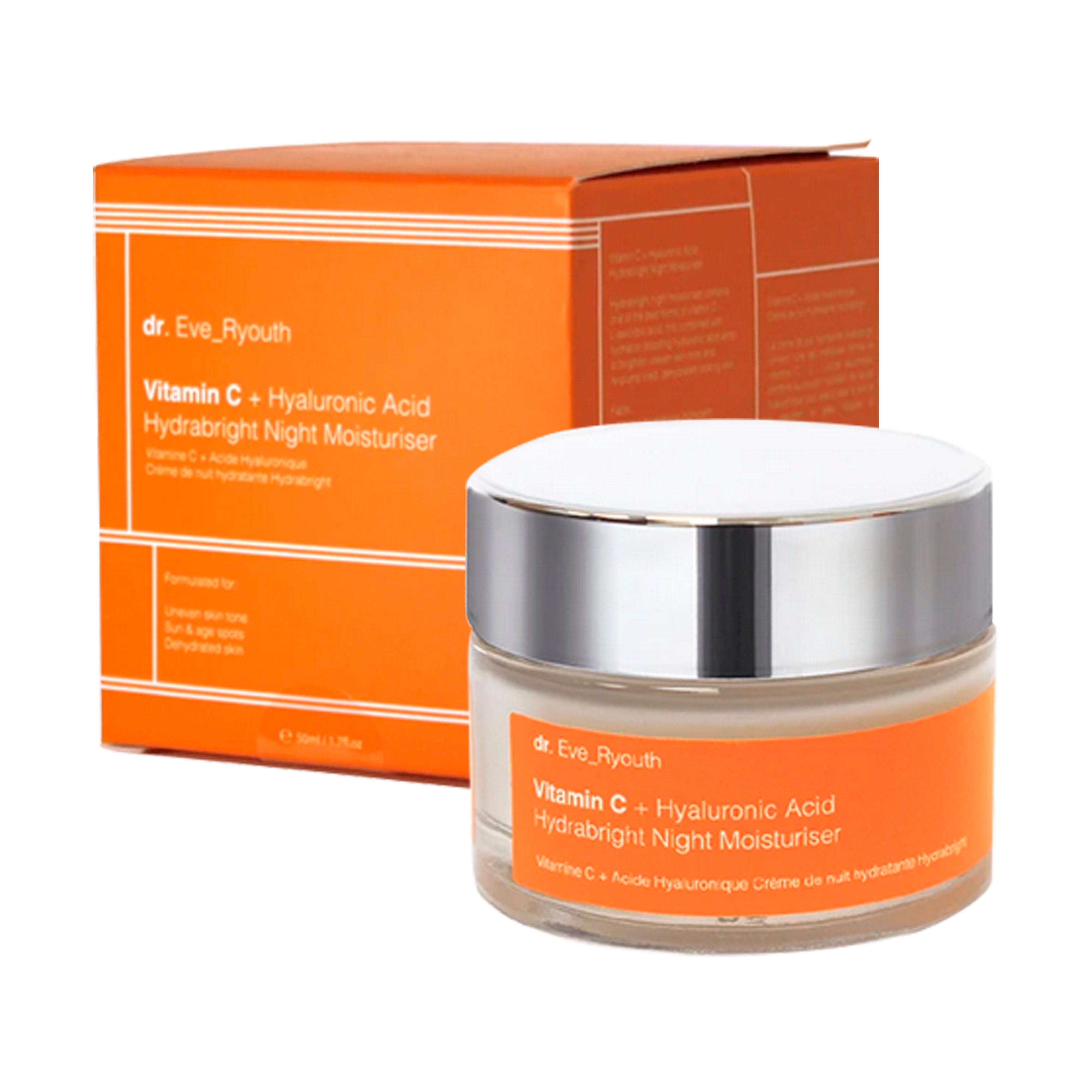 Vitamin C + Hyaluronsäure Hydrabright Night Moisturiser 50ml