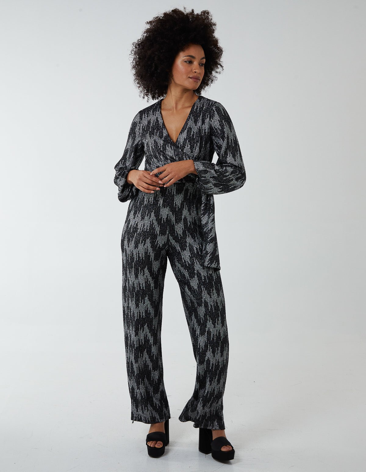 Margot Wrap-Tie Jumpsuit