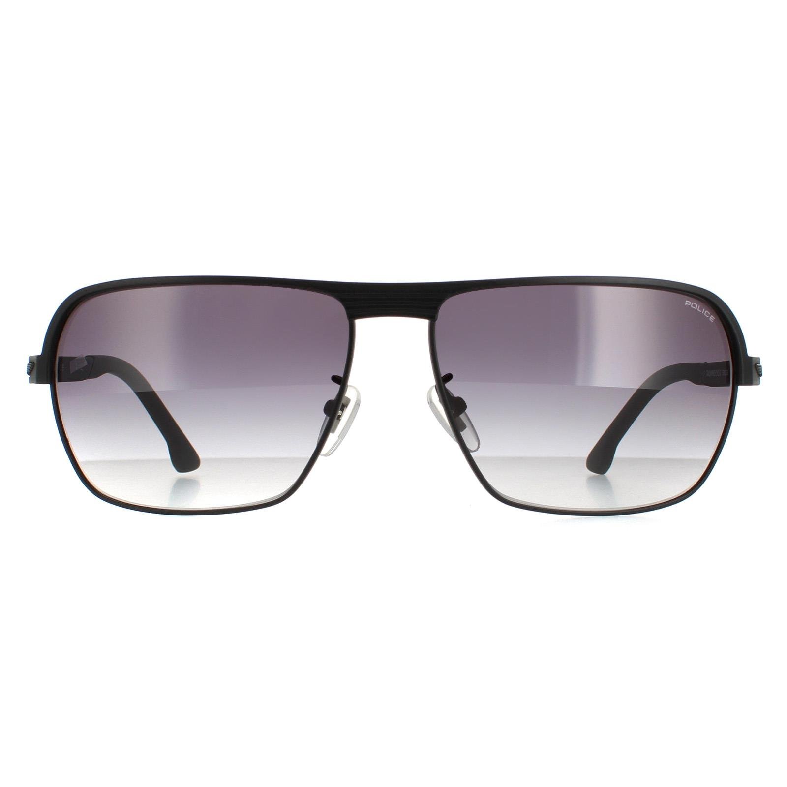 Police Square Background Police Square Mens Semi Matte Black Smoke Gradient SPLC36 Tailwind Evo 2