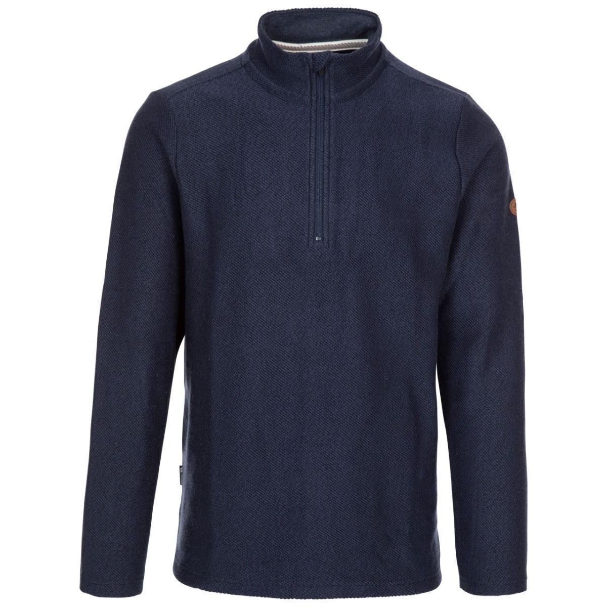 Trespass Mens Taddingley Hälfte Zip Sweatshirt (Marine)