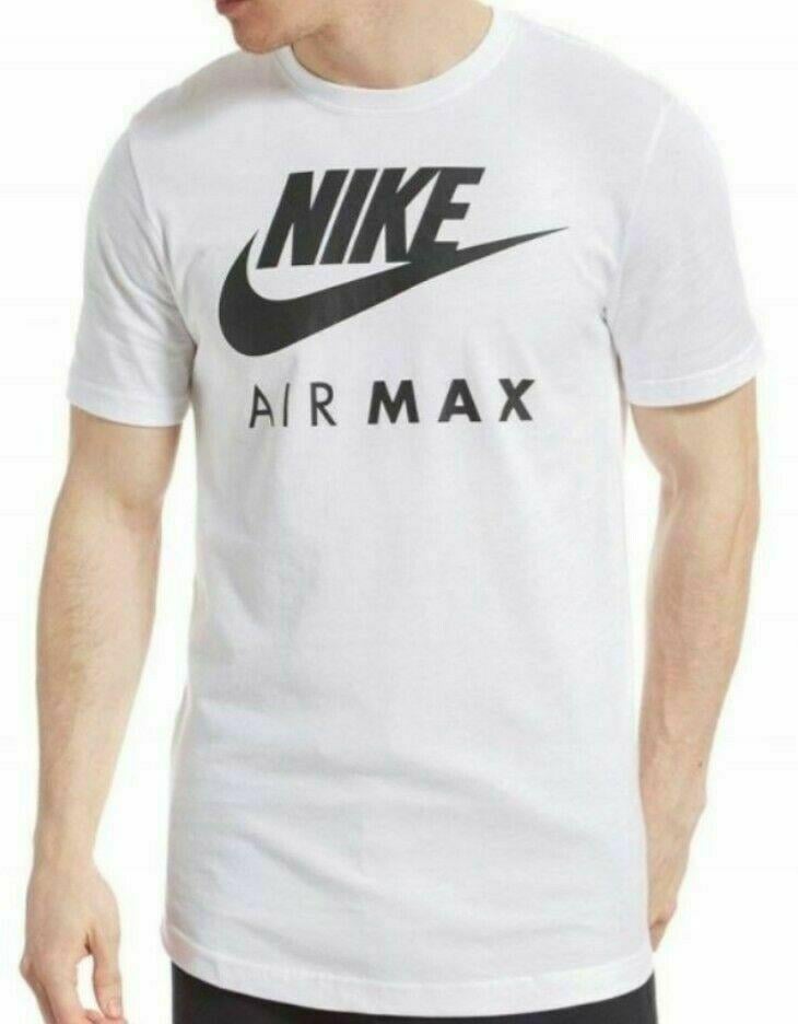 Nike air max white t on sale shirt