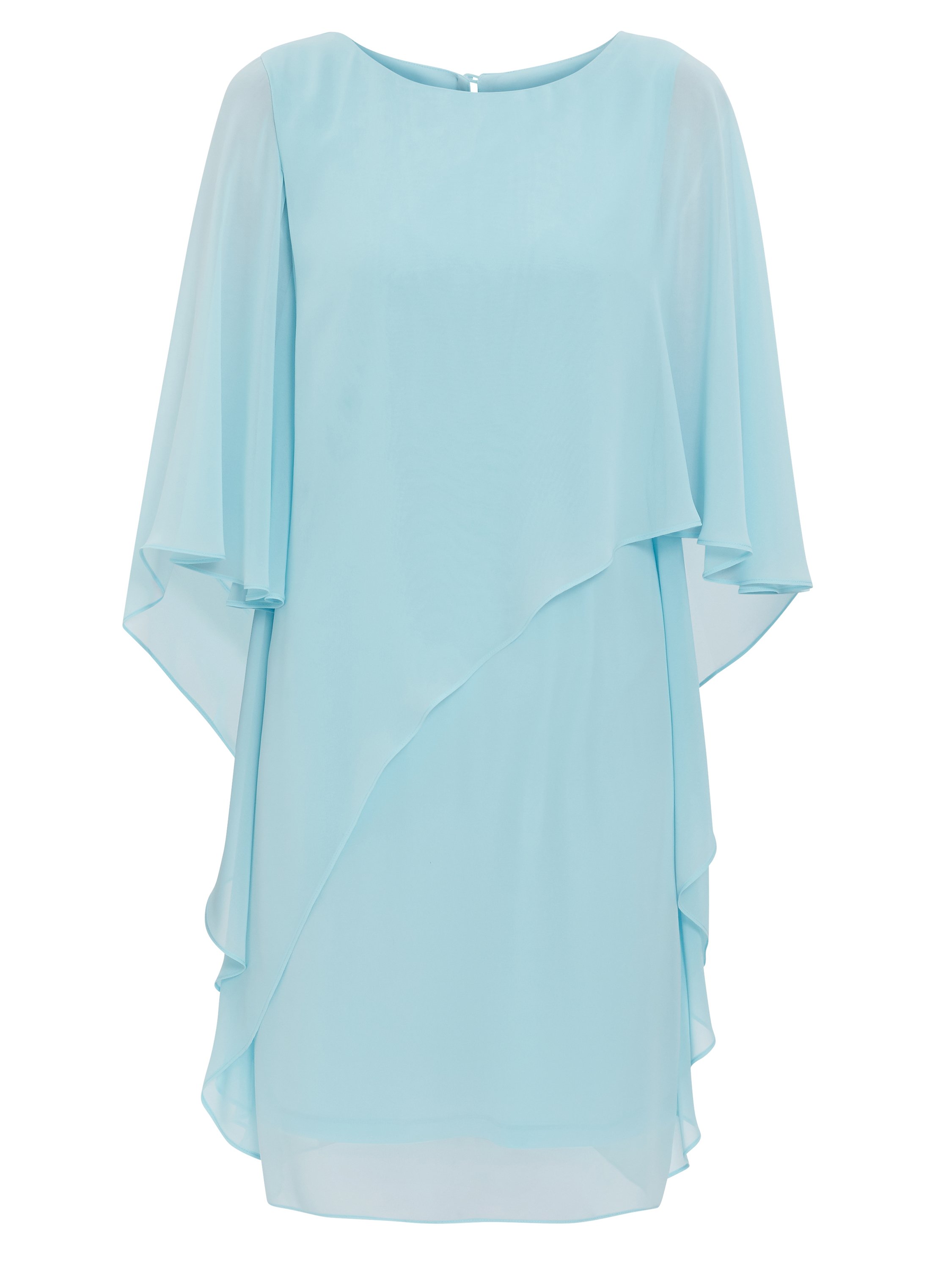 Gina bacconi chiffon cape top