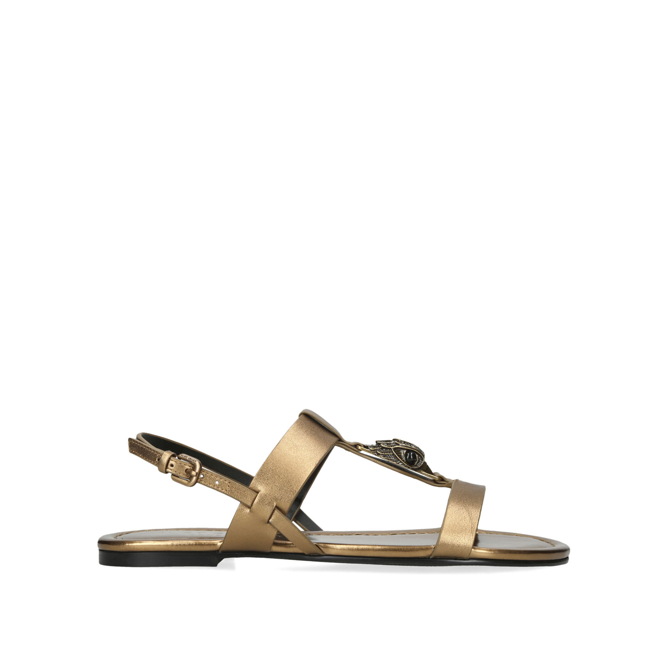 Kurt Geiger London Leather Hampton Flat Sandals