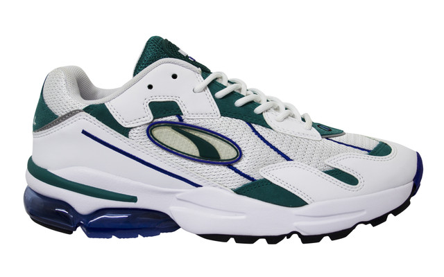 Puma Cell Ultra OG Mens White Green Trainers