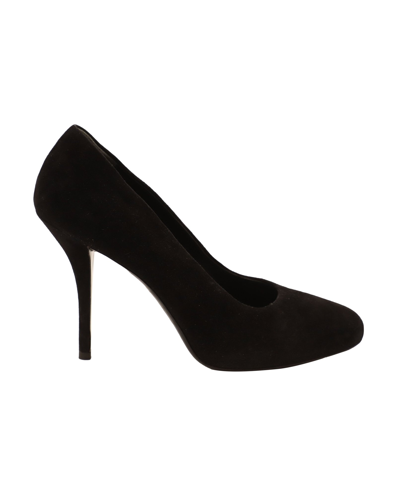 BALENCIAGA 25S HIGH-HEEL SHOES 85 MM IN BLACK COW LEATHER WITH GOLD HARDWARE