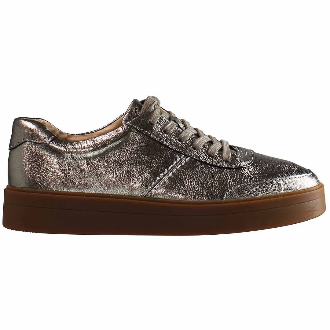 Clarks silver trainers new arrivals