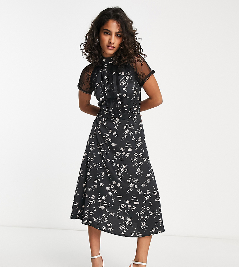 black golf dress Polo Womens Leah Short Sleeve Golfer – Sedgars SA Size:US 8 Liz Sequin Gown - Neckline_Illusion