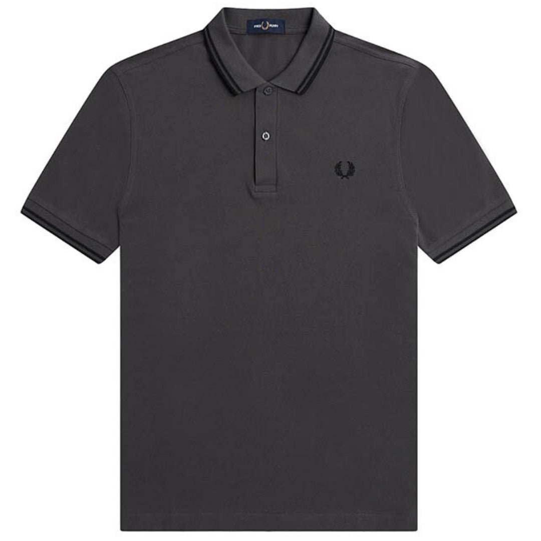 Fred Perry Svart Twin Tipped Collar Gr Pik tr ja fred-perry-svart-twin-tipped-collar-gr-pik-tr-ja