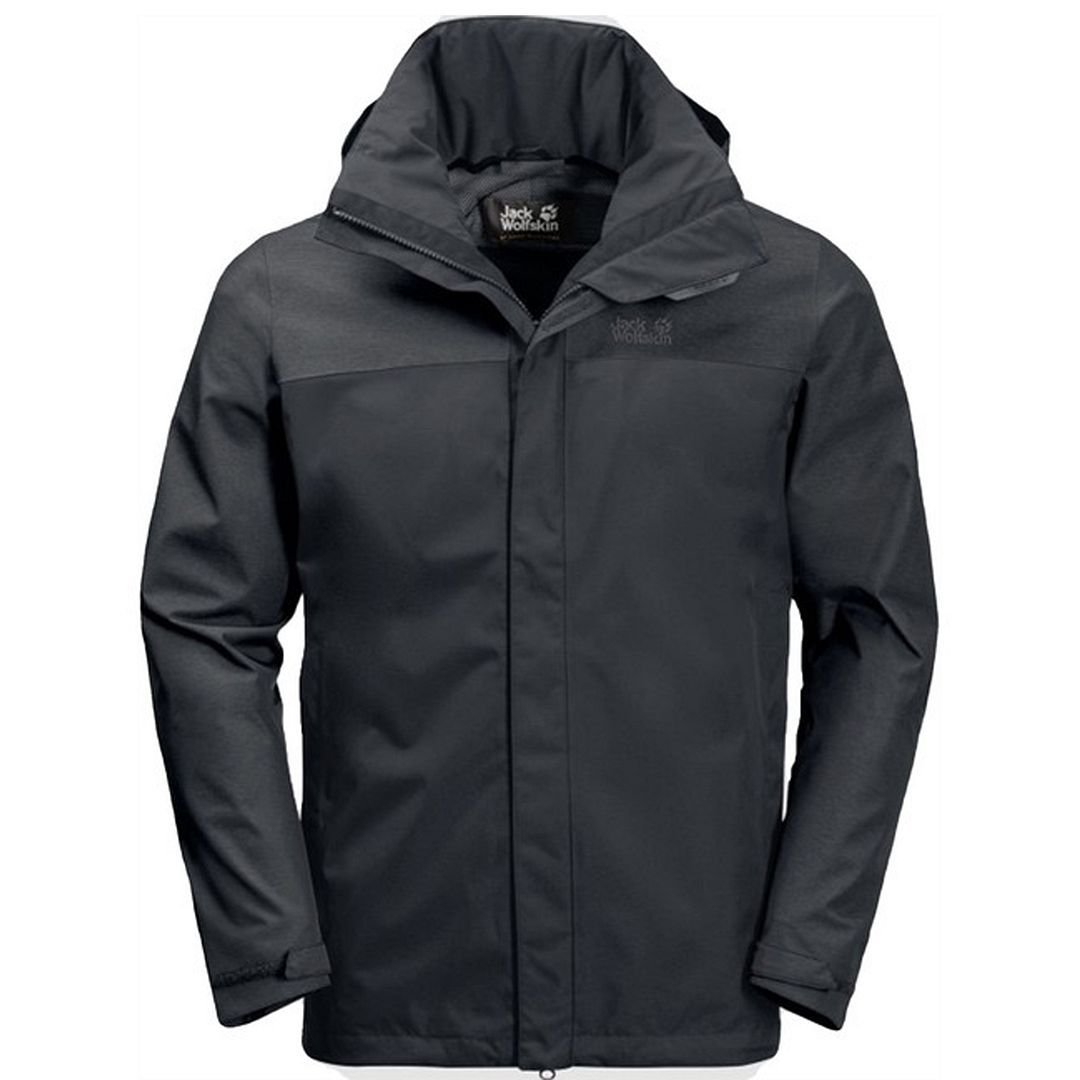 Jack Wolfskin Tech Lab 3L Mens Black Jacket jack-wolfskin-tech-lab-3l-mens-black-jacket