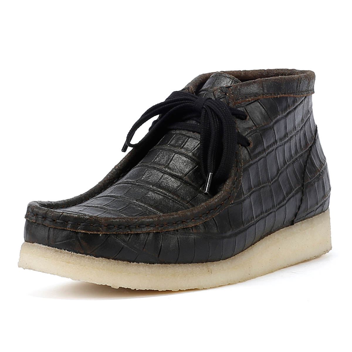 Clarks Originals Wallabee Laars Harajuku Leder Vrouwen Zwart Laarzen