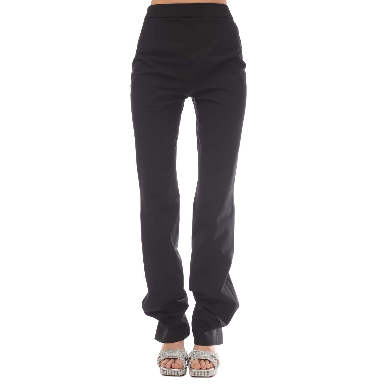 Women's Heron Preston Garbardine Stretch Zip Pants in Black