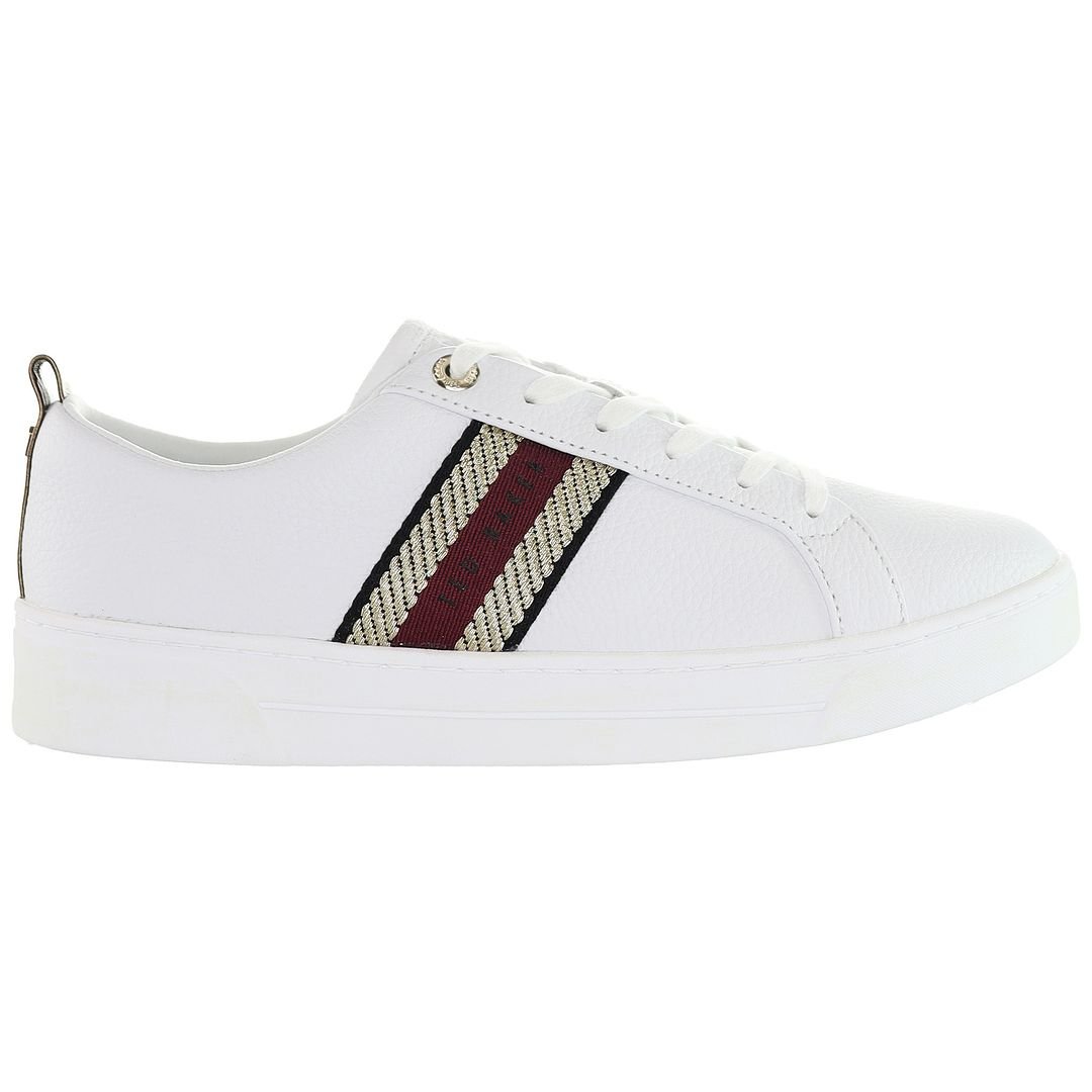 Ted baker womens white trainers clearance