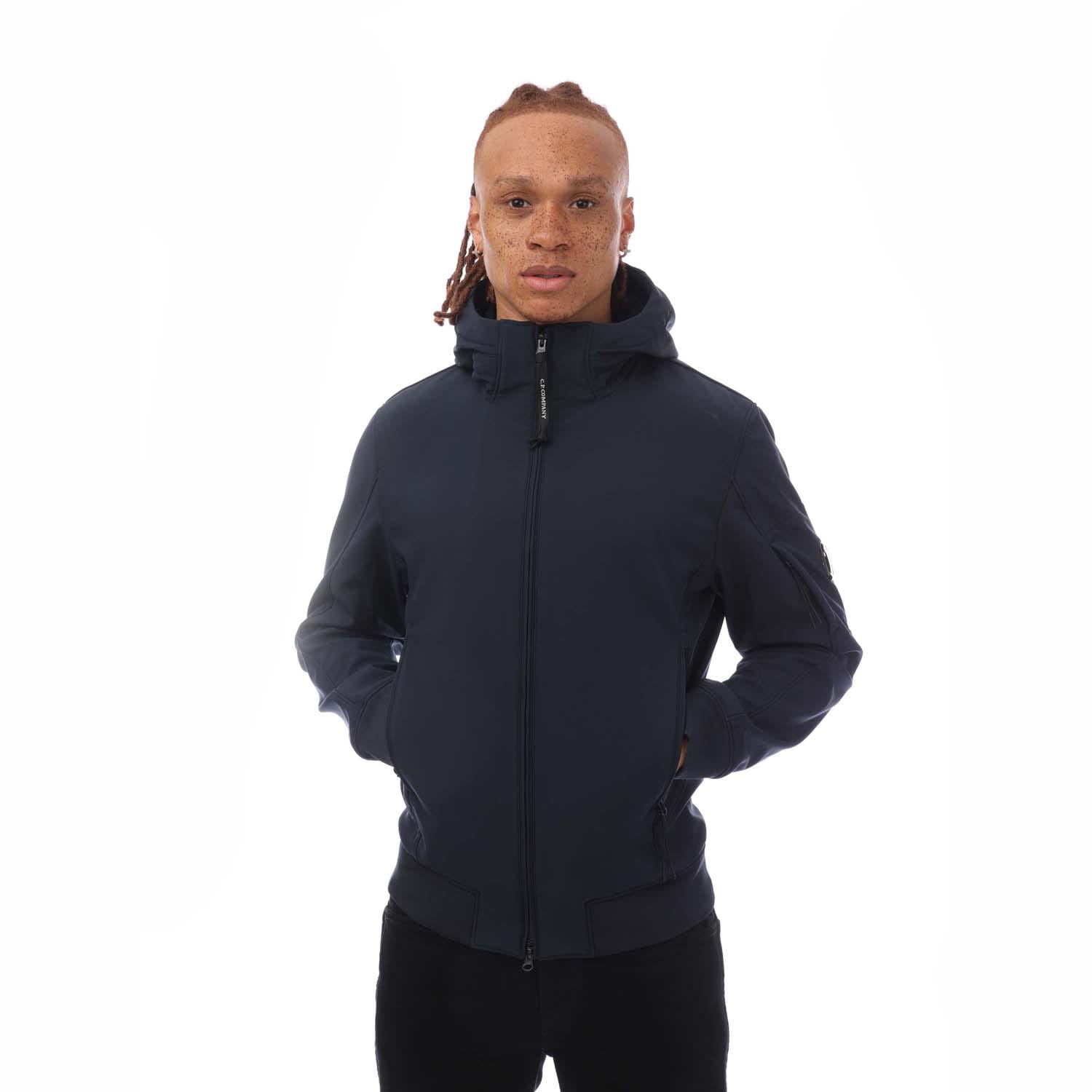 Men's Company Shell-R Hooded Jacket in Navy