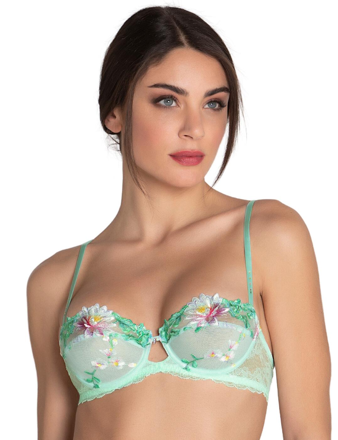 Lise Charmel - Amour Nymphea Half Cup Bra Jade Aqua