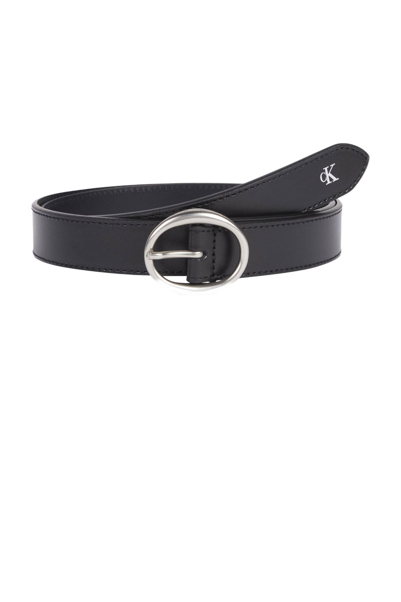 Zwart Leren Riem - 3,5 cm Breed