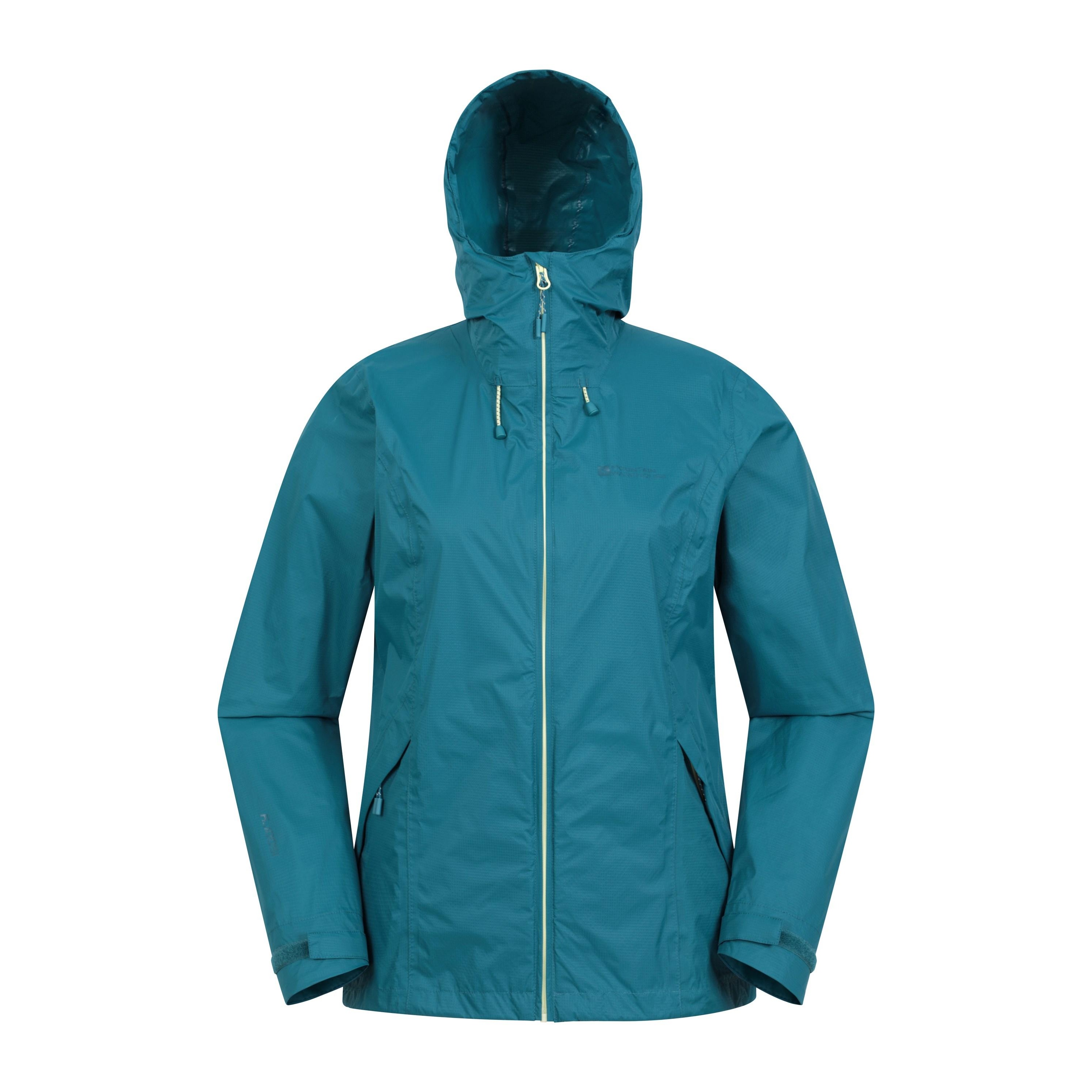 Mountain Warehouse Womens/Ladies Swerve Packaway Waterproof Jacket (Teal)